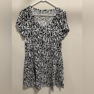 Soft Surroundings Santiago Short-Sleeve Dress